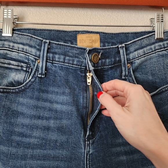 DRIFTWOOD x ANTHROPOLOGIE Janice Skinny‎ jeans floral embroidery Festival 27 - Picture 6 of 9